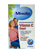 Фото продукта:Витамин C  Mivolis Vitamin C Depot, 40 шт (4058172694271)