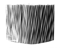 Трубочка фреш чорно-біла, кручена, d8, 25 см, 500 шт - фото