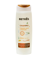 Шампунь для сухихи и поврежденных волос Betres Champu Cabello Seco y Danado, 400 мл 8413281008009 - фото