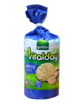 Хлібці рисові GULLON Vitalday Arroz, 130 г (8410376033151) - фото