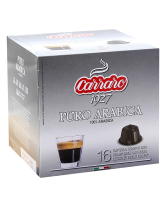 Кава в капсулах Carraro Puro Arabica DOLCE GUSTO, 16 шт (100% арабіка) (8000604900722) - фото