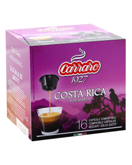 Кофе в капсулах Carraro Costa Rica DOLCE GUSTO, 16 шт (моносорт арабики) (8000604900869) - фото