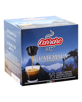 Кава в капсулах Carraro Guatemala DOLCE GUSTO, 16 шт (моносорт арабіки) (8000604900890) - фото