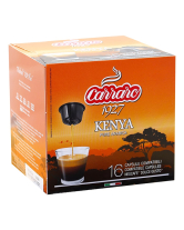 Кава в капсулах Carraro Kenya DOLCE GUSTO, 16 шт (моносорт арабіки) (8000604900883) - фото