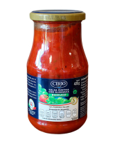 Соус томатний з базиліком Cirio Basilico, 420 г (8001440124181) - фото