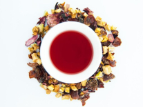 Чай фруктовий "Teahouse" Полуничний зефір № 602, 50 г - фото