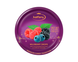 Леденцы со вкусом лесных ягод Kalfany Wildberry Drops, 150 г (4002590000022) - фото