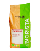 Кава в зернах органічна Schirmer Kaffee Biorista Espresso, 1 кг (4007611985838) - фото