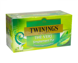 Чай зеленый Twinings Pure Green Tea в пакетиках, 37,5 г (25шт*1,5г) (5055953902463) - фото