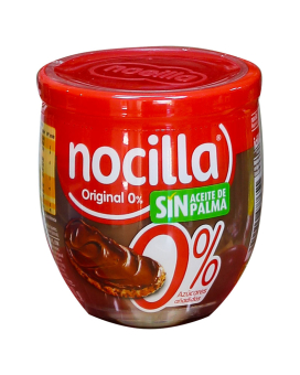 Шоколадна паста з фундуком без цукру Nocilla Original 0%, 180 г (840014448170) - фото