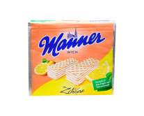 Вафлі Manner Zitrone з лимонним прошарком, 75 г (9000331604411) - фото