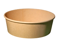 Салатник крафтовий 1100 мл, 187х51 мм S, 50 шт (НАБІР № 12) - фото