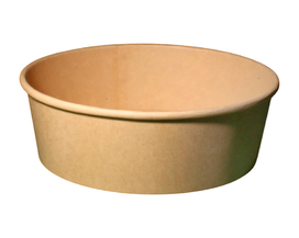 Салатник крафтовий 1100 мл 187х51 мм S, 50 шт (НАБОР № 12) - фото