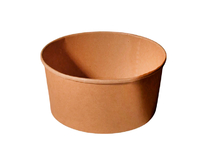 Салатник крафтовый 750 мл, 145х70 мм S, 50 шт (НАБОР № 13) - фото