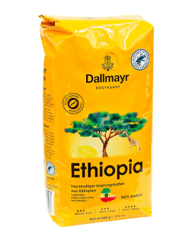 Кава в зернах Dallmayr Ethiopia, 500 г (моносорт арабіки) (4008167040507) - фото