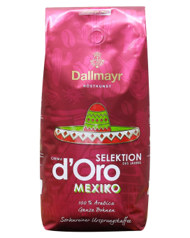 Кофе в зернах Dallmayr Selection Crema D'Oro Mexiko, 1 кг (100% арабика) - фото