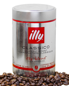 Кофе в зернах illy Classico Whole Bean 100% арабика, 250 г (ж/б) 8003753900520 - фото