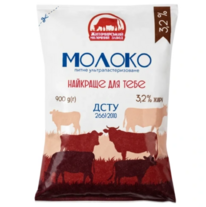 Молоко 3,2 % 0,9 кг ТFА ТМ "ЖМЗ" 15шт/ящ - фото
