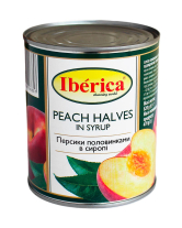 Персики половинками в сиропе Iberica Peach Halves in Syrup, 820 г (8436024298857) - фото