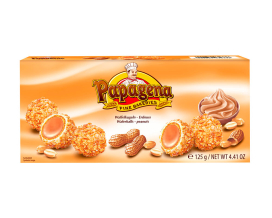 Цукерки вафельні кульки Papagena Waferballs Peanuts з арахісовою начинкою, 120 г (9002859034336) - фото