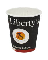 Стакан бумажный "Liberty's Super Crema" 250 мл, 50 шт - фото