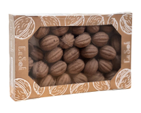 Печенье Орешки с шоколадно-фундучной пастой и сгущенным молоком La Sofi, брендкороб, 30 шт, 705 г (4820175571602) - фото