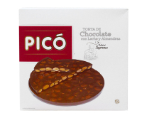 Туррон торт Pico із молочного шоколаду з мигдалем Torta de Chocolate con Leche y Almendras, 200 г (8412115000226) - фото