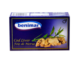 Печень трески копченая Benimar Cod Liver Foie de Morue, 100 г 8436008205789 - фото