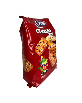 Крекер с кунжутом 150 гр CROCO CRACKERS (5941194003529) - фото