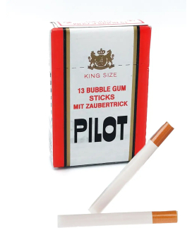 Жувальна гумка Сигарета Hitparade Bubble Gum Sticks, 44 г (4004641271108) - фото
