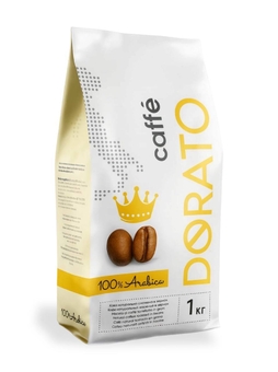 Кава в зернах Dorato 100% Arabica, 1 кг - фото