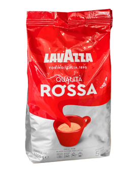 Кава в зернах Lavazza Qualita Rossa, 1 кг (70/30) (8000070035904) - фото