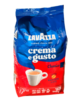 Кава в зернах Lavazza Crema e Gusto Classico, 1 кг (30/70) (8000070051003) - фото