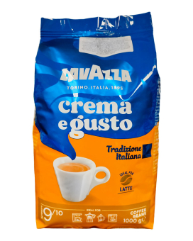 Кава в зернах Lavazza Crema e Gusto Tradizione Italiana, 1 кг (70/30) (8000070038271) - фото