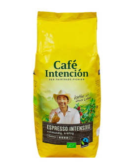 Кофе в зернах органический Cafe Intencion Espresso Intensivo, 1 кг (60/40) 4006581021058 - фото