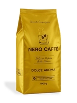 Кава в зернах Nero Caffe DOLCE AROMA, 1 кг (90/10) (4820268030023) - фото