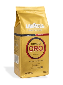 Кофе в зернах Lavazza Qualita ORO, 500 г (100% арабика) - фото