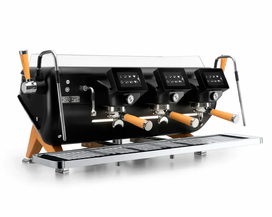 Трехпостовая мультибойлерная автоматическая кофемашина Barista Attitude STORM STANDARD SAEP/3 Black/Wood Черный/дерево - фото