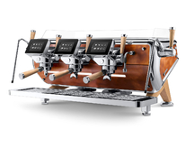 Трьохпостова мультибойлерна автоматична кавомашина Barista Attitude STORM FRC SAEP/3 Мідний/дерево - фото