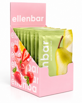 Чай у стіках, бокс 12 шт Ellenbar Груша 50 г - фото